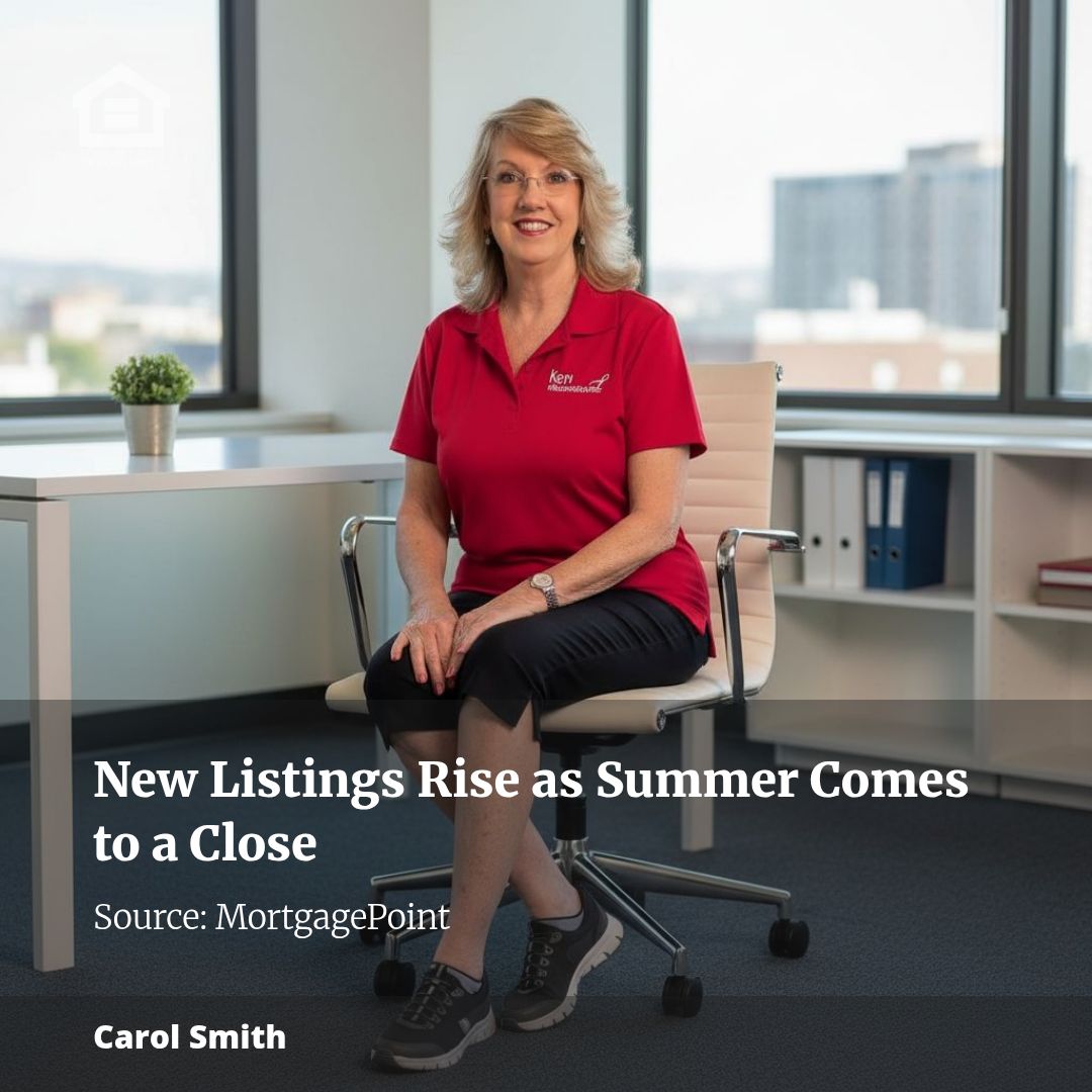 New Listings Rise as Summer Comes to a Close
