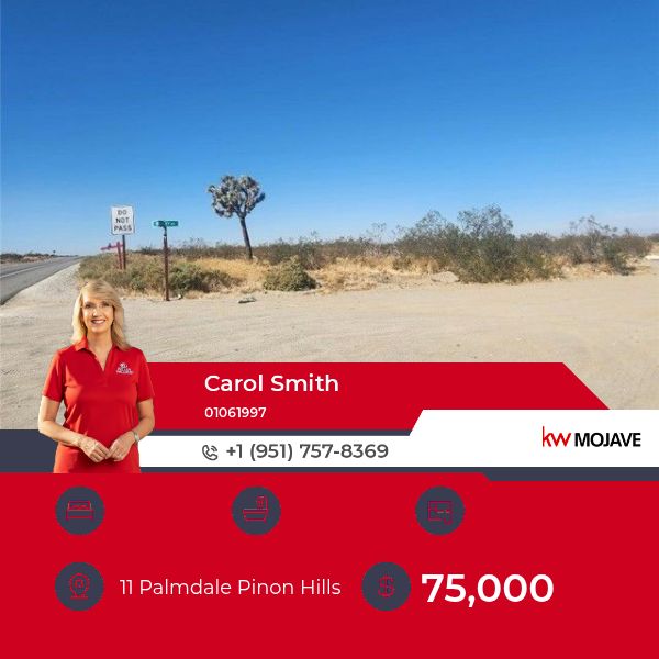 Great Corner location on Palmdale Rd/Hwy 18. Close to Sheep Creek Rd. Easy access to commute to Victorville or LA. Beautiful views of the Mountains. Water is available!!