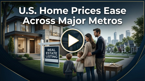 U.S. Home Prices Ease Across Major Metros